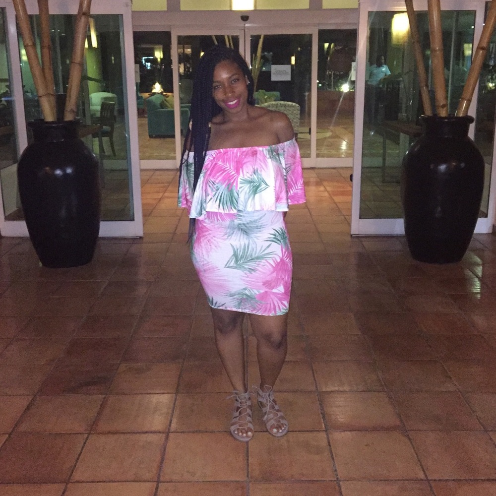 OWO Tropical Mini Dress